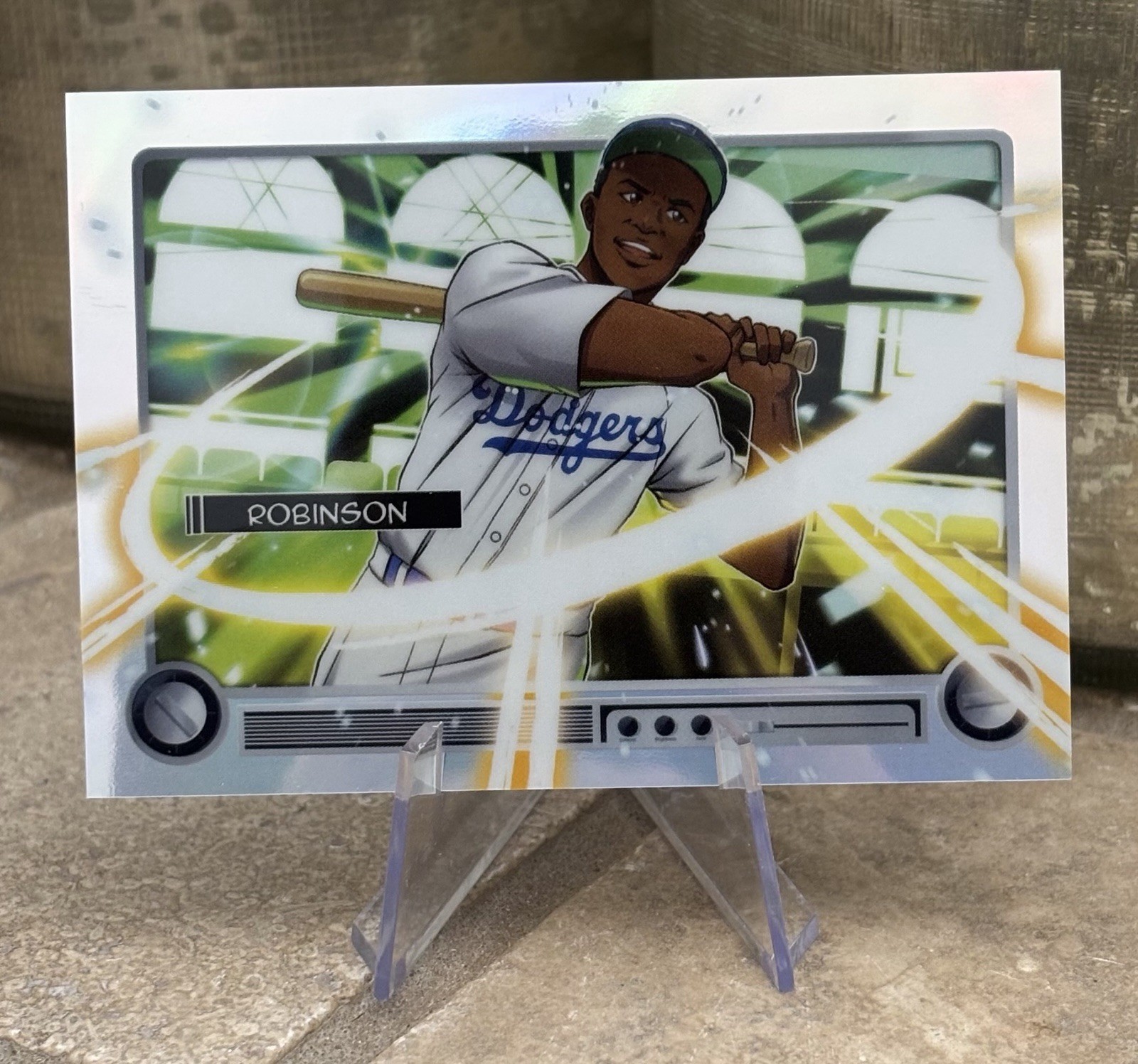 2026 Bowman Baseball JACKIE ROBINSON Anime SSP BA-19 Brooklyn Dodgers