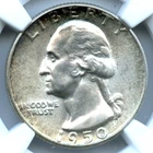 1950 Washington Quarter, NGC MS62