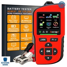 Battery Tester 6v 12v 24v 2-360ah 30-3800 Cca Digital Analyzer Soh Soc Qr Code