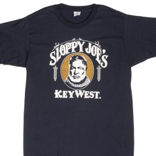 VINTAGE SLOPPY JOE'S BAR KEY WEST TEE SHIRT 1990S SIZE LARGE MADE IN USA