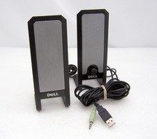 Dell A225 USB Powered Computer Desktop Speaker 3.5mm Jack Tested Working