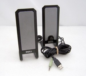Dell A225 USB Powered Computer Desktop Speaker 3.5mm Jack Tested Working