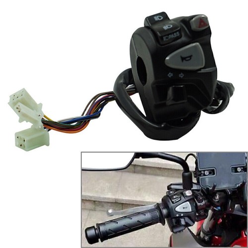 7/8" Handlebar Horn Turn Signal Low/High Beam Headlight Switch For Honda CBX600