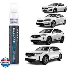 COSLAKE Car Touch Up Paint Platinum White Pearl NH-883P  for Acura, Car Pain