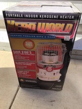 Kero-World KW-12 10,500 BTU Compact Convection Style Kerosene Wick Heater