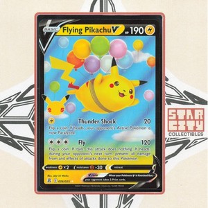 flying pikachu pokemon card worth Pokemon CardFLYING VMAXRRR(024/028) (S8a) Japanese PSA10 [3] Fly (30)Flip a coin Flying Pikachu V - Celebrations