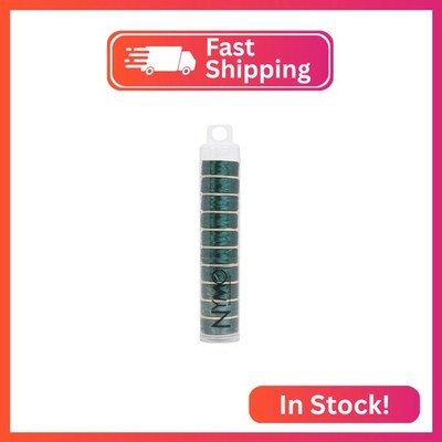 The Beadsmith Nymo Thread   10-Pack Evergreen Color   Size B, .20mm Diameter, 72