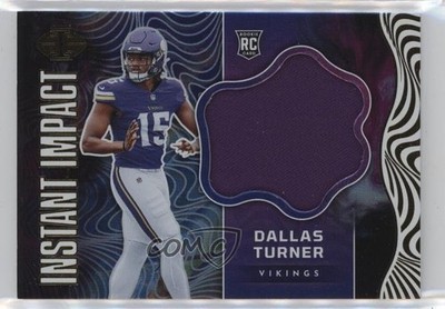 2024 Panini Illusions Instant Impact Dallas Turner #II-DTR Rookie RC 1kf2