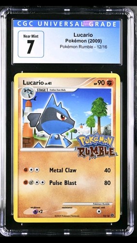 Lucario graded CGC 7 for sale on eBay