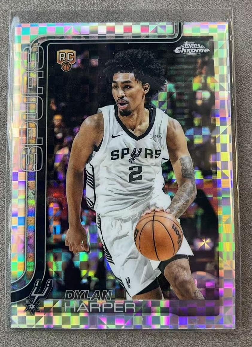 2025-26 Topps Chrome Dylan Harper #252 RC Rookie X-Fractor Refractor -T3