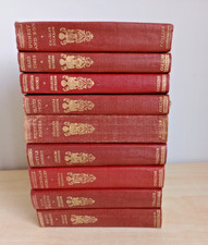 9 vintage CHARLES DICKENS  - COLLINS CLEAR TYPE PRESS hardback books [undated]