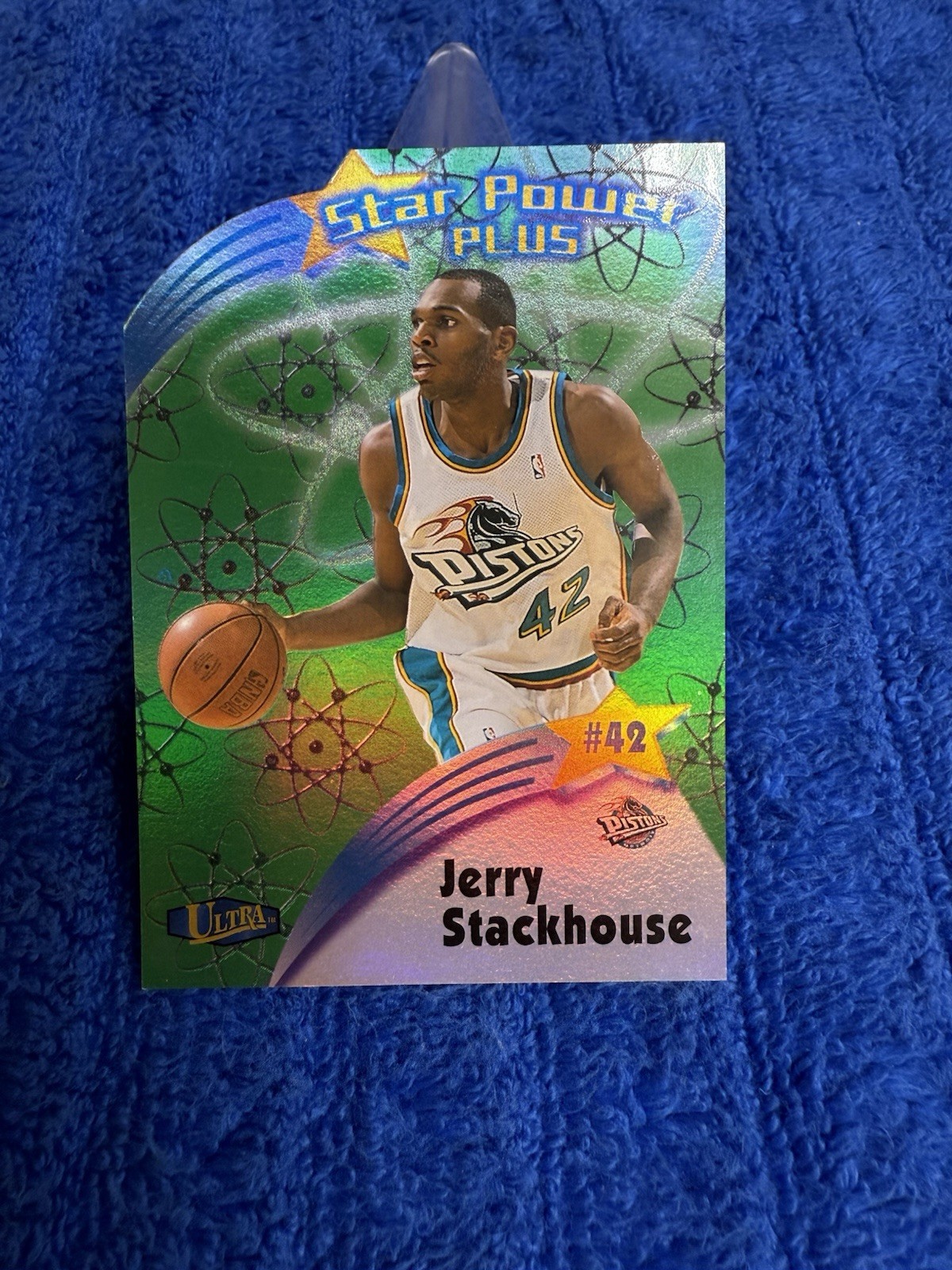1997 FLEER ULTRA #20 SPP JERRY STACKHOUSE STAR POWER PLUS DIE CUT