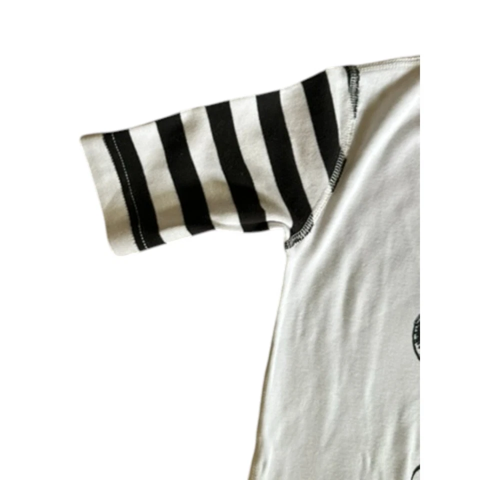 Hanna Andersson x Disney White MICKEY MOUSE Print Short Sleeve Pajama Top 12 - Image 4 of 4