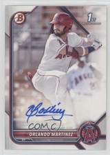 2022 Bowman Paper Prospect Auto Orlando Martinez #PPA-OM Auto 11rg