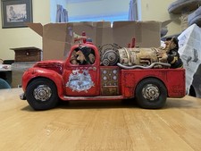 The comic art of Guillermo Forchino The Fire Engine with firemen mint condition