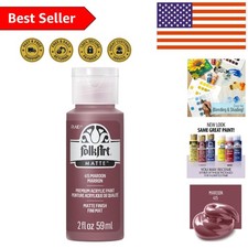 Maroon Acrylic Paint - 2 oz Matte Finish for Stunning Arts Crafts Creations