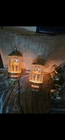 Michelob Street Lamps Wall Sconce Pair vintage rare beer bar sign lights candles