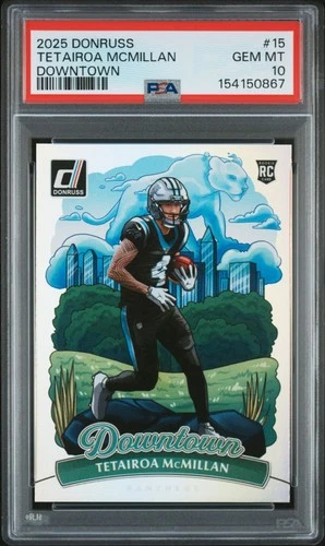 2025 Panini Tetairoa McMillan Downtown (PSA 10)