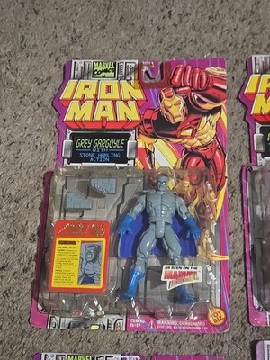 Vintage  1994 Iron Man Grey Gargoyle w/ Stone Hurling Action Marvel Comics