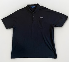 Fujitsu Mens XL Black Polo Shirt Port Authori...