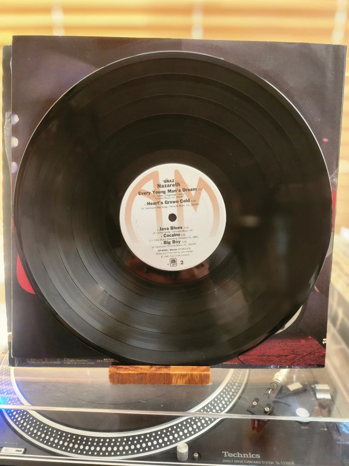 Nazareth, Snaz, 1981 1st A&M Dbl Live Lp., SP-6703, VG+/VG+ - Image 4 of 4