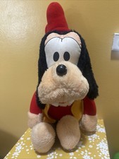 Vintage Disneyland Walt Disney World 19 Goofy Plush Doll Stuffed Animal Toy