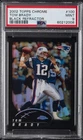 2002 TOPPS CHROME BLACK REFRACTOR #100 TOM BRADY #/599 PSA 9