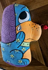 1966 Mattel Talkin' Puppy Patter Pillow Pull String Talkin Dog Plush Toy READ