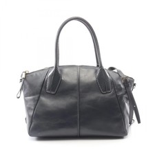TOD'S D-Bag 2WAY Borsa a mano in pelle blu navy