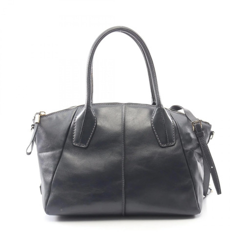 TOD'S D-Bag 2WAY Handbag Leather Navy