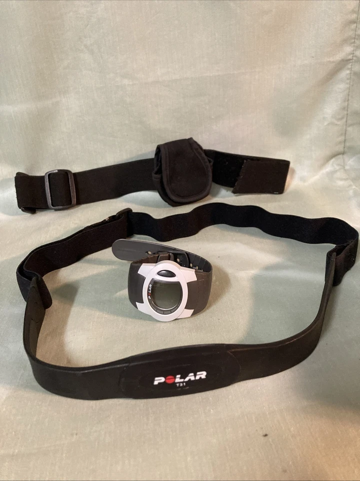 Polar F1 Fitness Heart Rate Monitor Watch & Strap- Needs Battery AS-IS Untested - Image 3 of 4