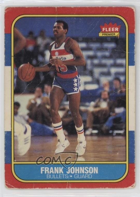 1986-87 Fleer Frank Johnson #52 1g2w