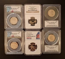 Mixed State Quarter Set, PF69-70! Six Pieces, Awesome Starter Set!