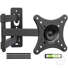 Full Motion TV Wall Mount Universal Single Stud Corner Bracket for 13-32 inch TV