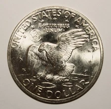 S12 - United States $1 Eisenhower Dollar 1971-S Brilliant Unc. Silver Coin