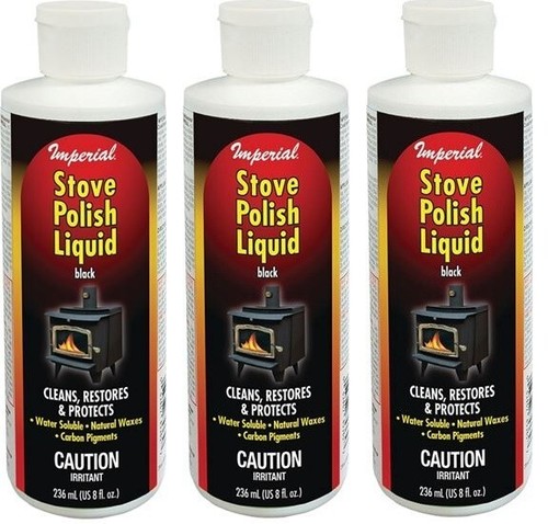 Imperial KK0057 Water Based Liquid Wood Stove Polish & Cleaner , Black, 8 oz - Picture 12 of 14