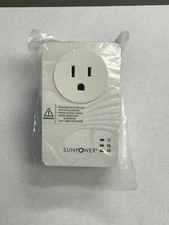 ZyXEL PLA4111 200 Mbps Mini Powerline Pass-Thru Ethernet Adapter Sunpower WH