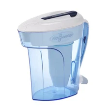 12-Cup Ready-Pour 5-Stage Water Filter Pitcher Dispenser with 5-Stage 0 TDS W...