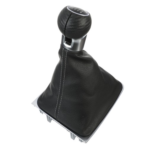NEW OEM Volkswagen Leather Gear Shift Knob Handle Selector 5G1-711-113-E-CXV - Picture 3 of 5
