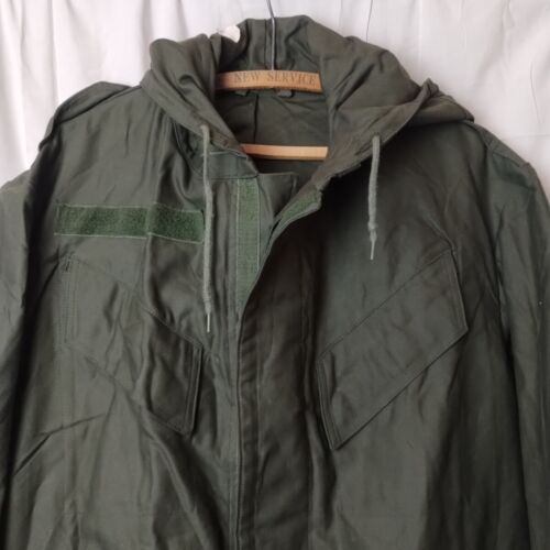 Seyntex Military Jacket 1986 New ABL 3B 7080 9505 Hooded Green Pockets Men's VTG - Picture 2 of 21
