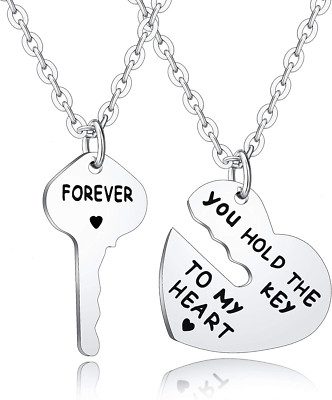 Juego de 2 Tienes la llave de mi corazón para siempre