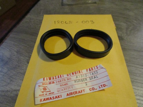 1967-1971 KAWASAKI A1SS (2) EXHAUST MUFFLER RUBBER SEAL PART # 18068-003 - Picture 1 of 2