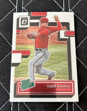 2022 Donruss Optic Rated Prospect Cade Cavalli #RP-13 Washington Nationals