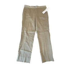 New with Tags Lauren Ralph Lauren Petite Clark Olive Spring 2 Classic Pants New