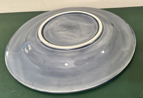 Pottery Barn SAUSALITO Slate BLUE 12”DINNER PLATE BEAUTIFUL (B) - Picture 3 of 3