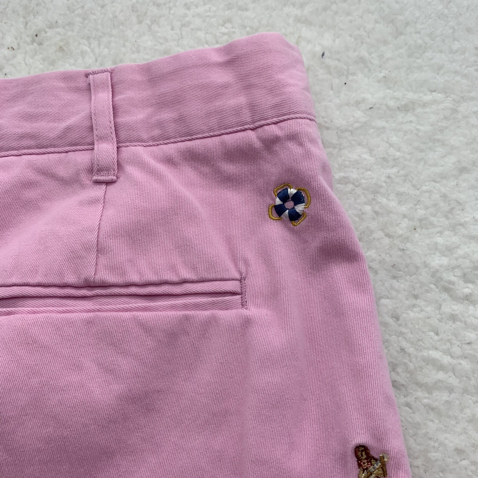 Nantucket Island Castaway Pink Hula Girl Embroidered … Gem