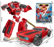 Tobot V GD LEON ROVER Red Car Transforming Robot Vehicle Action Toy 7.7"
