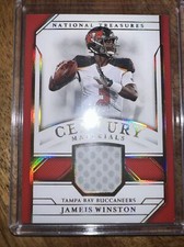 2018 Panini National Treasures Century Materials Holo Gold /10 Jameis Winston