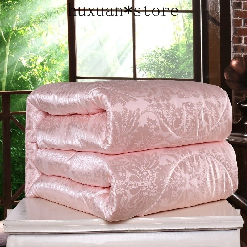 100% шелковое одеяло шелковичное одеяло одеяло одеяло пододеяльник двойной размер ручной работы шелковый наполнитель - Изображение 4 из 4