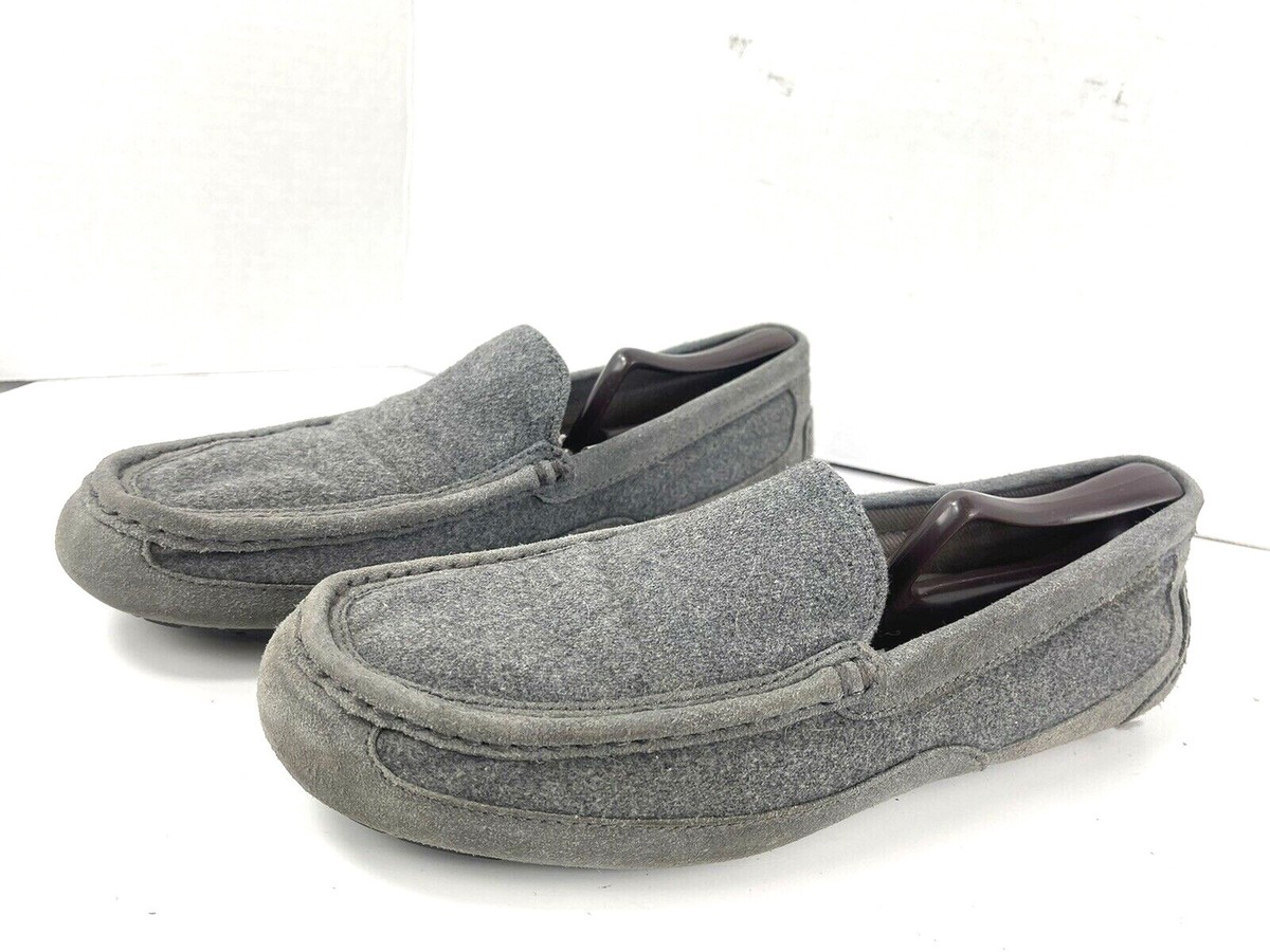 Ugg Australia Loafers Men 10 M Alder Shoes Grey Suede  display picture 3